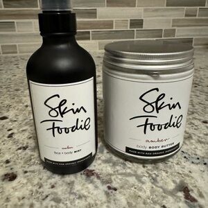 Skin Foodie Amber Face & Body Mist and Body Butter